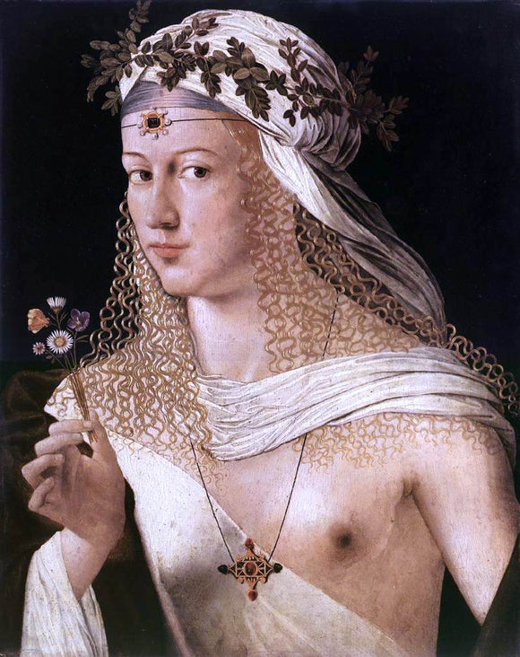  Bartolomeo Veneto Portrait of a Woman - Art Print