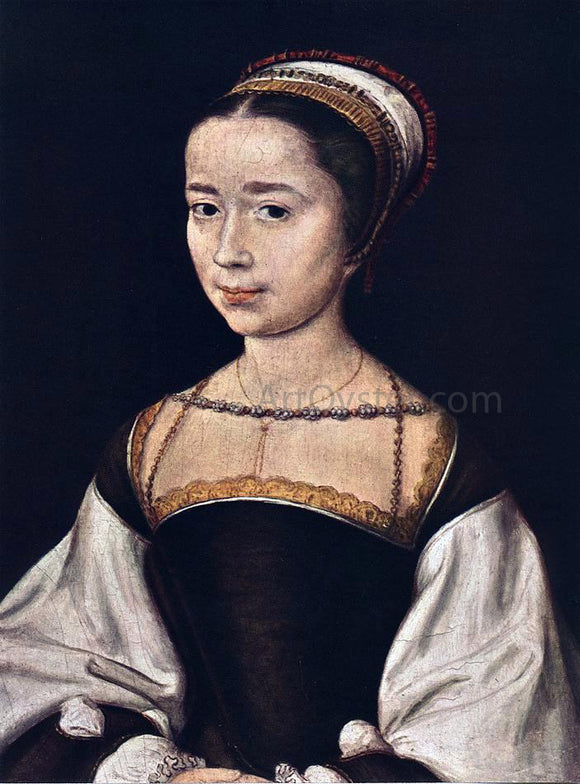  Corneille De Lyon Portrait of a Woman - Art Print