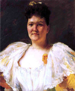  William Merritt Chase Portrait of a Woman - Art Print