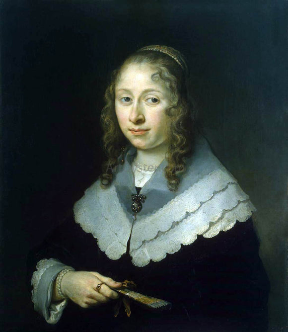  Govert Teunisz Flinck Portrait of a Woman - Art Print
