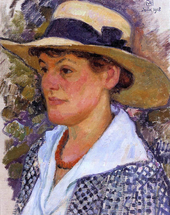  Theo Van Rysselberghe Portrait of a Woman - Art Print