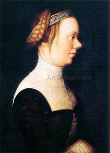  The Elder Hans Holbein Portrait of a Woman - Art Print