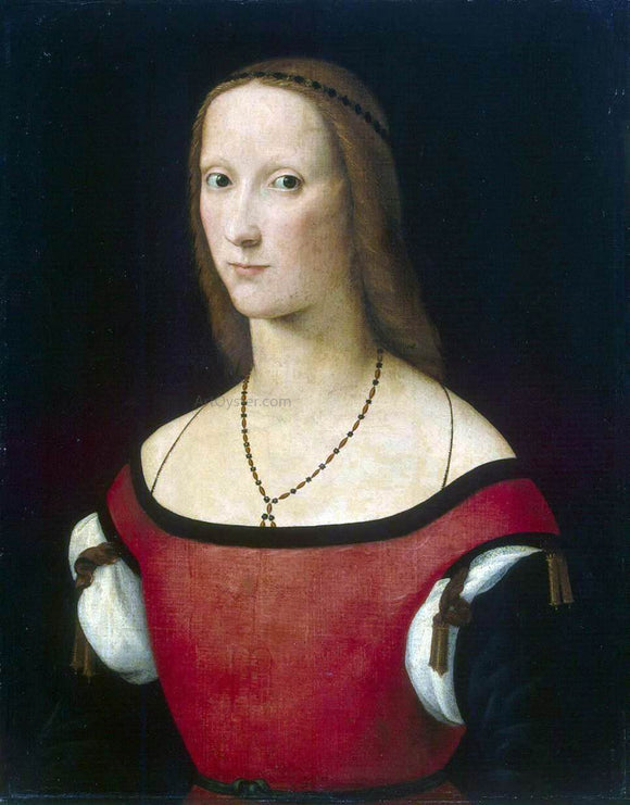  The Elder Lorenzo Costa Portrait of a Woman - Art Print