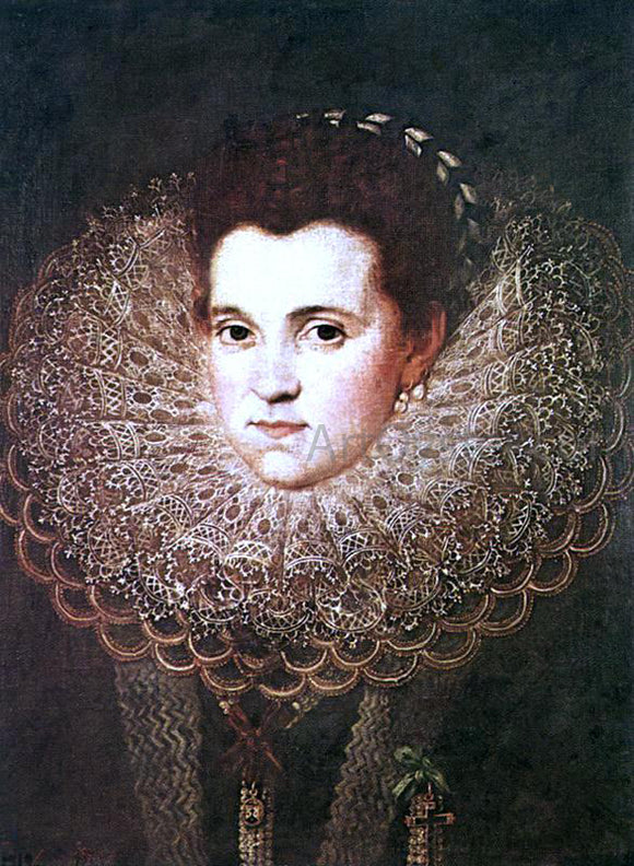  Juan Pantoja De La Cruz Portrait of a Woman - Art Print
