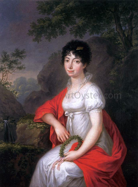 Janos Donat Portrait of a Woman - Art Print