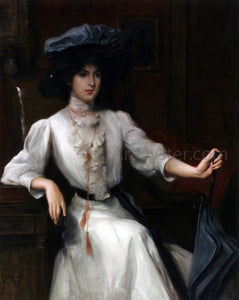  Julius LeBlanc Stewart Portrait of a Woman - Art Print