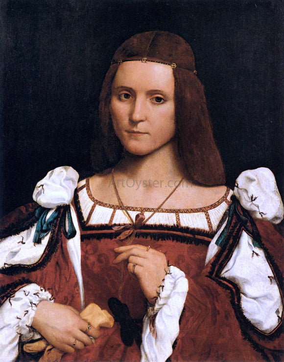  Giovanni Francesco Caroto Portrait of a Woman - Art Print