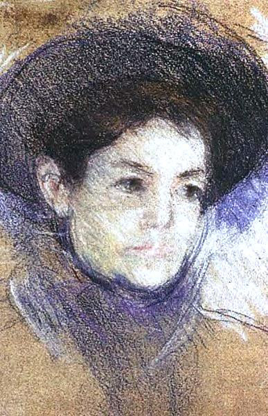  Mary Cassatt Portrait of a Woman - Art Print