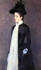  Theo Van Rysselberghe Portrait of a Woman in Black - Art Print