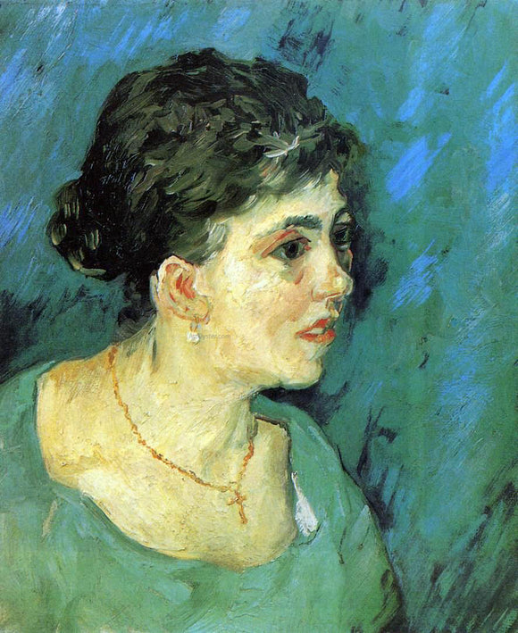 Vincent Van Gogh Portrait of a Woman in Blue - Art Print