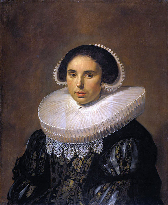  Frans Hals Portrait of a woman, possibly Sara Wolphaerts van Diemen - Art Print