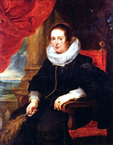  Peter Paul Rubens Portrait of a Woman, Probably His Wife - Art Print