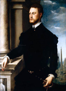  Jan Steven Van Calcar Portrait of a Young Bearded Gentleman - Art Print