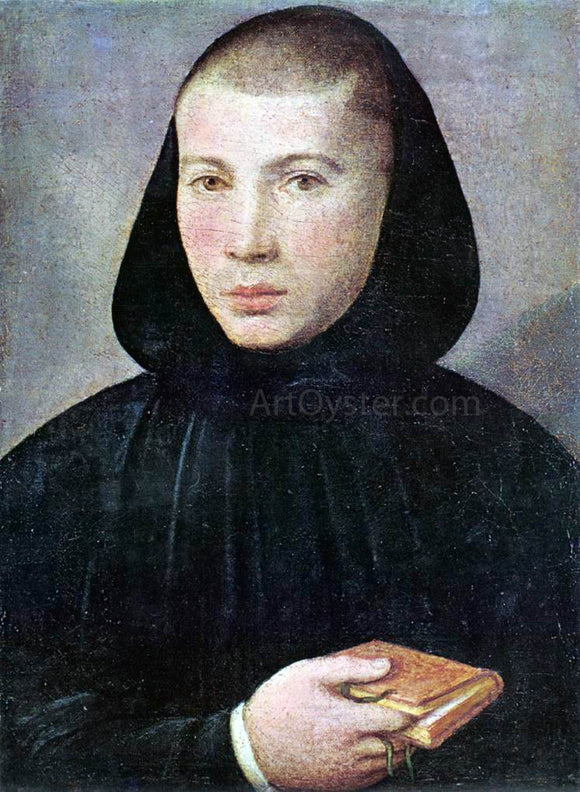  Giovanni Francesco Caroto Portrait of a Young Benedictine - Art Print