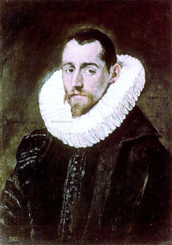  El Greco Portrait of a Young Gentleman - Art Print