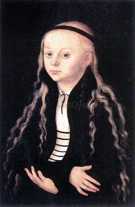  The Elder Lucas Cranach Portrait of a Young Girl - Art Print