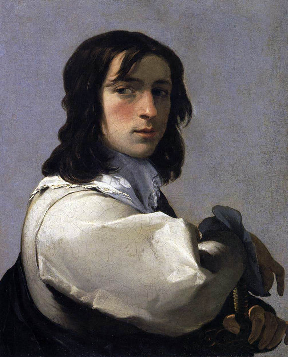  Eustache Le Sueur Portrait of a Young Man - Art Print