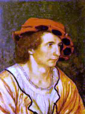  The Younger Hans Holbein Portrait of a Young Man - Art Print