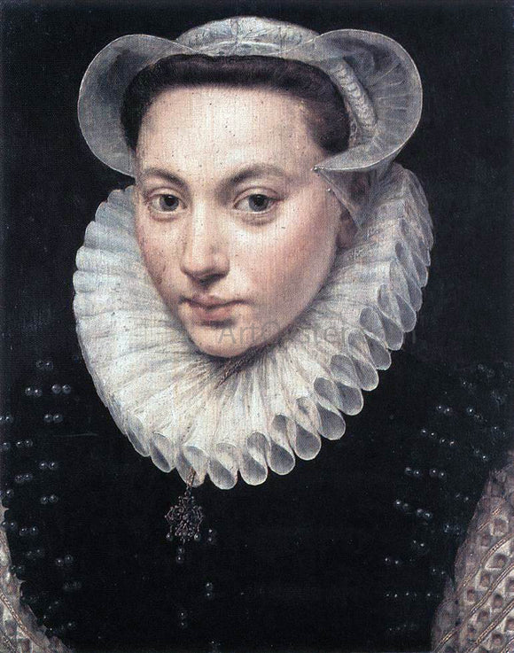  The Elder Frans Pourbus Portrait of a Young Woman - Art Print