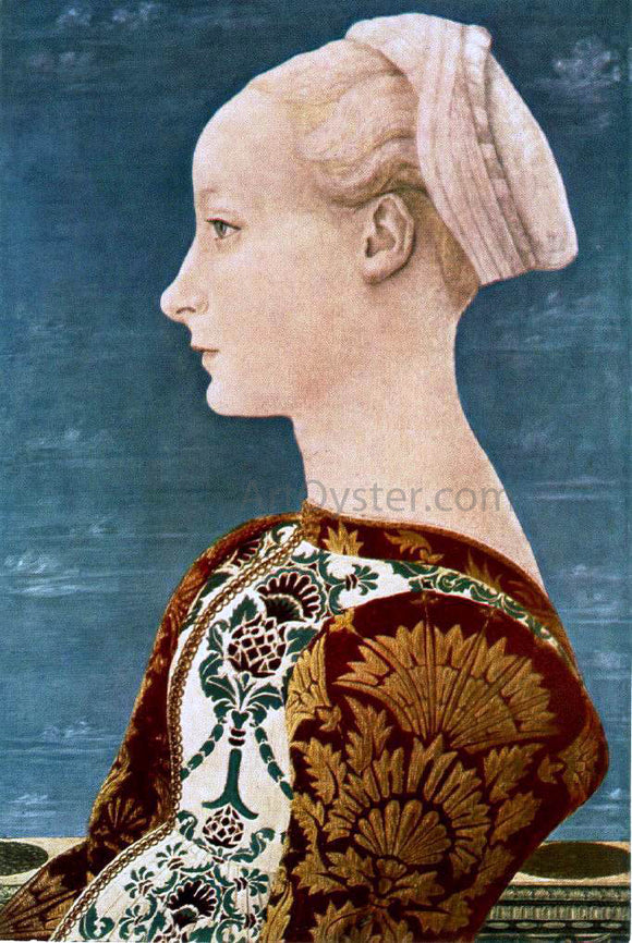  Antonio Del Pollaiuolo Portrait of a Young Woman - Art Print