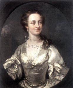  William Hogarth Portrait of a Young Woman - Art Print