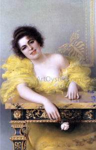  Vittorio Matteo Corcos Portrait of a Young Woman - Art Print