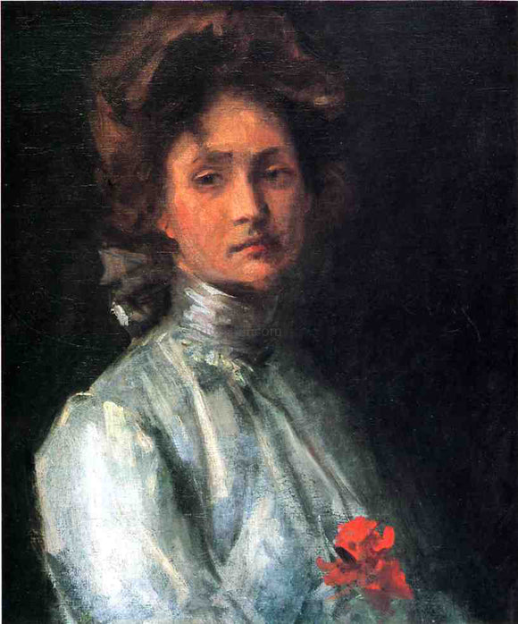  William Merritt Chase Portrait of a Young Woman - Art Print