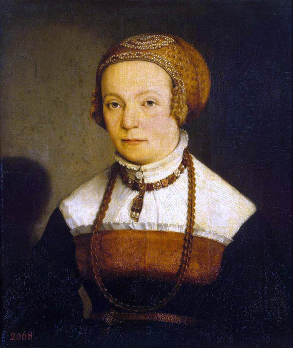  Christoph Amberger Portrait of a Young Woman - Art Print