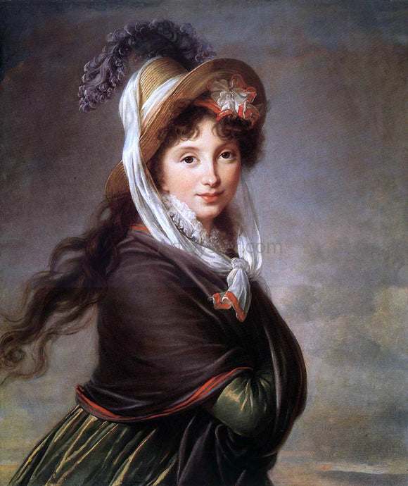  Elisabeth Le Brun Portrait of a Young Woman - Art Print