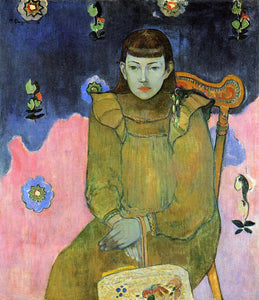  Paul Gauguin Portrait of a Young Woman, Vaite (Jeanne) Goupil - Art Print
