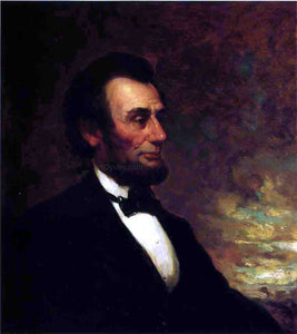  George Henry Story Portrait of Abraham Lincoln - Art Print