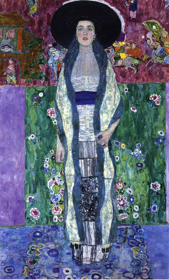  Gustav Klimt Portrait of Adele Bloch-Bauer II - Art Print