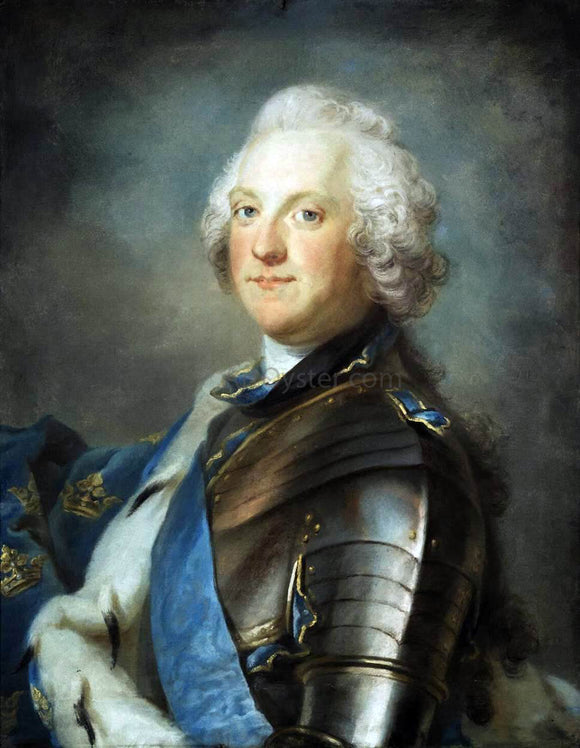  Gustaf Lundberg Portrait of Adolf Frederick, King of Sweden - Art Print