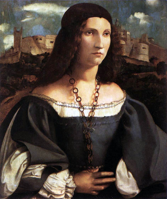  Altobello Melone Portrait of Alda Gambara - Art Print