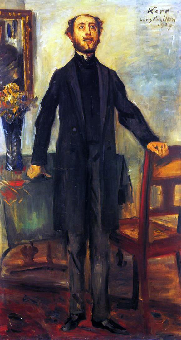  Lovis Corinth Portrait of Alfred Kerr - Art Print