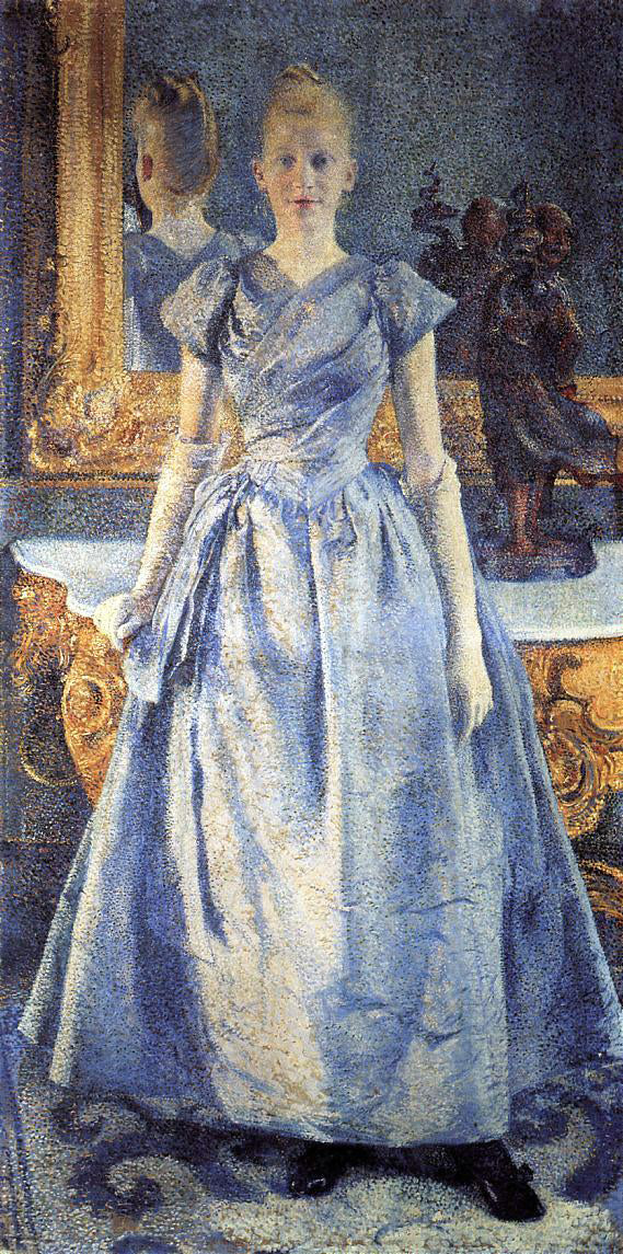  Theo Van Rysselberghe Portrait of Alice Sethe - Art Print
