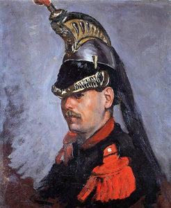  Jean Frederic Bazille Portrait of Alphonse Tissie - Art Print