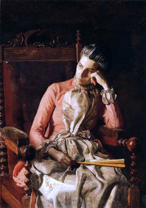  Thomas Eakins Portrait of Amelia C Van Buren - Art Print