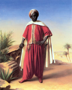  Horace Vernet Portrait of an Arab - Art Print