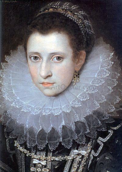  The Younger Frans Pourbus Portrait of an Italian Lady - Art Print