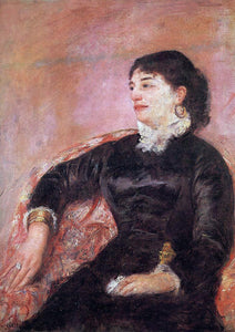  Mary Cassatt Portrait of an Italian Lady - Art Print