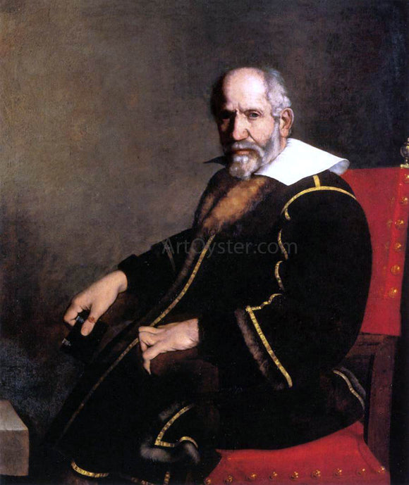 Carlo Ceresa Portrait of an Old Gentleman - Art Print