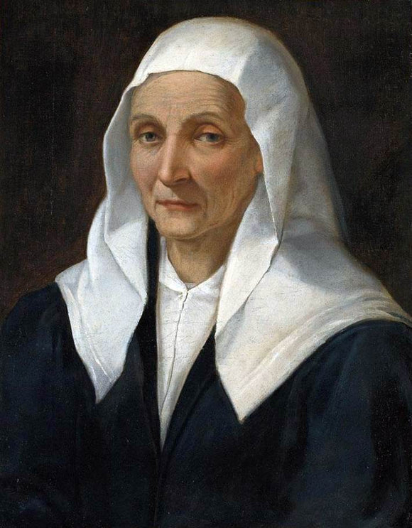  Bartolomeo Passerotti Portrait of an Old Woman - Art Print
