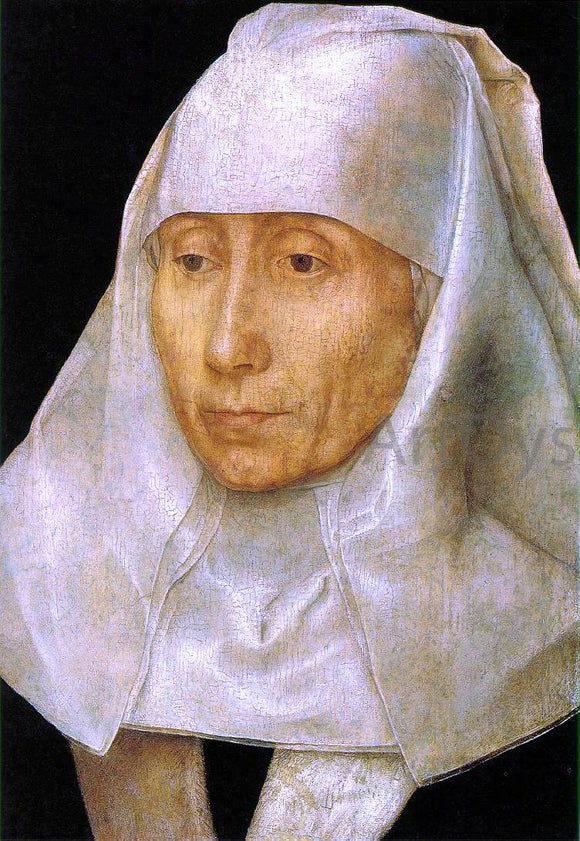  Hans Memling Portrait of an Old Woman - Art Print