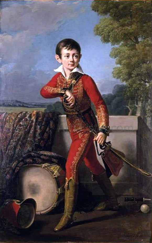  Robert Lefevre Portrait of Anatole Demidoff - Art Print