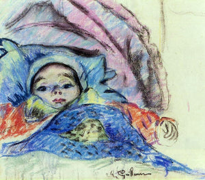  Armand Guillaumin Portrait of Andre - Art Print