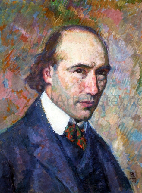  Theo Van Rysselberghe Portrait of Andre Gide - Art Print