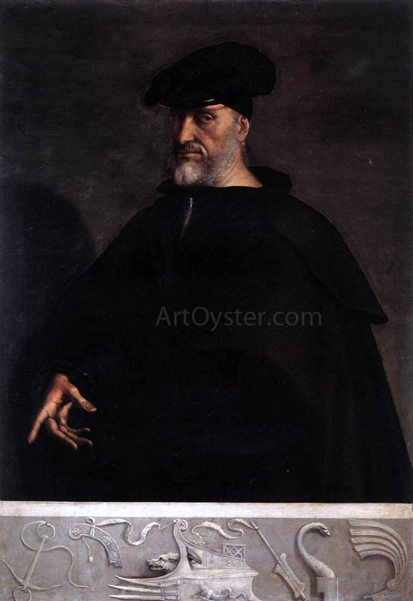  Sebastiano Del Piombo Portrait of Andrea Doria - Art Print