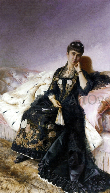  Giovanni Guida Portrait of Ann Lloyd - Art Print