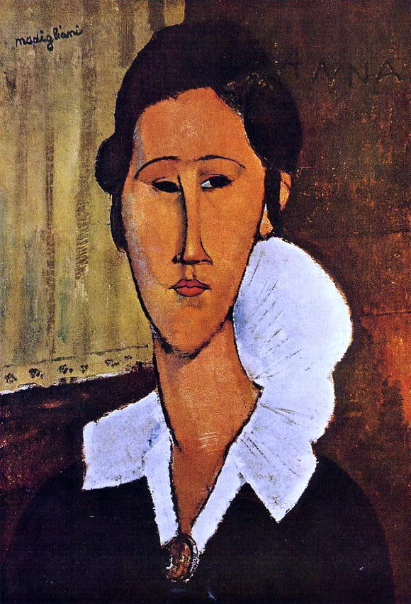  Amedeo Modigliani Portrait of Anna - Art Print